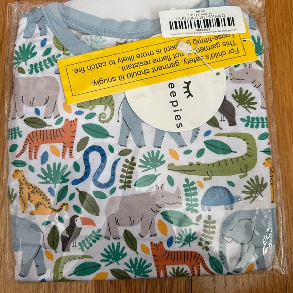 Jungle Safari Little Sleepies 2 piece